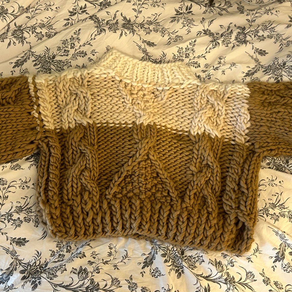 Chunky Cream Knit Sweater